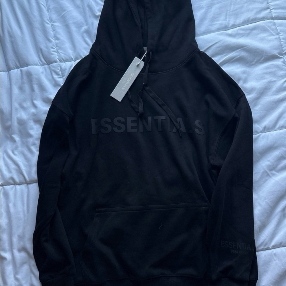 Essentials Men's Charcoal Hoodie